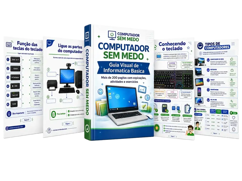 Kit Computador Sem Medo — Capa e páginas internas